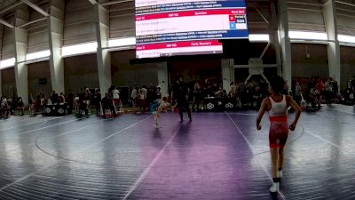 74 lbs Cons. Round 2 - Easton Robinson, Nevada vs Timber Weber, Colorado