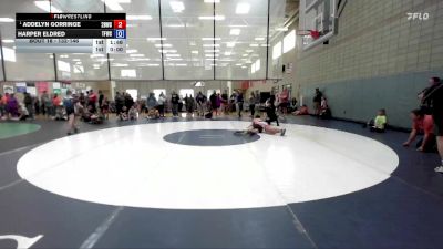 132-146 lbs Round 2 - Addelyn Gorringe, 208 Badgers Wrestling Club vs Harper Eldred, The Factory Wrestling Club