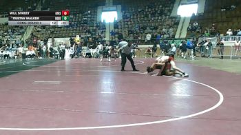 7A 165 lbs Cons. Round 2 - Tristan Walker, Robertsdale vs Will Street, Opelika Hs