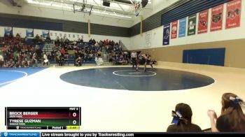 138 lbs Cons. Semi - Brock Berger, Deer Park vs Tyrese Guzman, Shadle Park