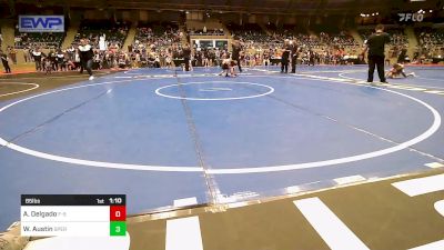 85 lbs Round Of 16 - Aaron Delgado, F-5 Grappling vs Wyatt Austin, Sperry Wrestling Club