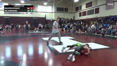 J-10 lbs Quarterfinal - Braxton Wyckoff, LMWC vs Del Carpenter, Alburnett Mat Pack