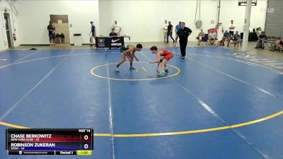 102 lbs Quarterfinals (8 Team) - Chase Berkowitz, New York Blue vs Robinson Zukeran, Utah