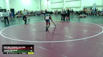 113 lbs Round 4 (8 Team) - Mason Milligan, Team Delaware vs Khy`Ree Thomas-Calloway, Capitian Nebraska (A Team)