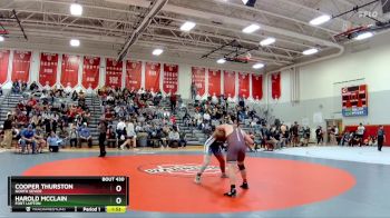 215 lbs Champ. Round 2 - Cooper THURSTON, North Sevier vs Harold McClain, Fort Lupton