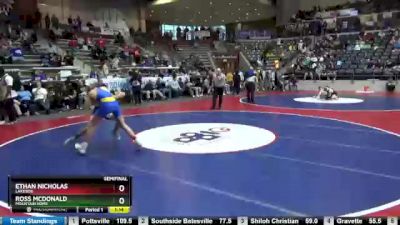 5A 138 lbs Semifinal - Ethan Nicholas, Lakeside vs Ross Mcdonald, Mountain Home