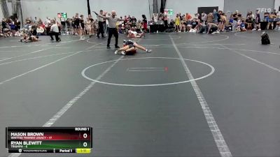 88 lbs Round 1 (6 Team) - Ryan Blewitt, Triumph vs Mason Brown, Whitted Trained Legacy