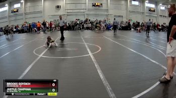 44 lbs Round 1 (8 Team) - Brooks Goydich, ROUGHHOUSE vs Justus Chapman, 84 Athletes