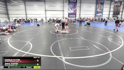 110 lbs Rd# 8- 12:30pm Saturday Final Pool - Emma Mantei, Team Michigan vs Charlie Flythe, NCWAY National Team