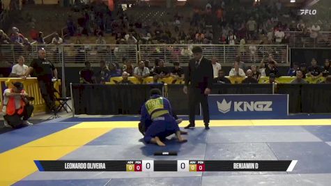 Benjamin D vs Leonardo Oliveira 2025 Pan Kids Jiu-Jitsu IBJJF Championship
