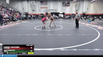 145 lbs Cons. Semi - Lindsey Weathers, Tillamook vs Brittanie Ely, Irrigon