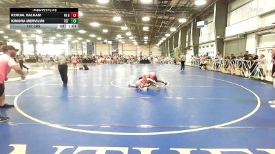 107 lbs Rr Rnd 1 - Kendal Balkam, PA DXI Elite vs Kimora Mervilus, 757 Sirens