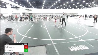 70 lbs Consi Of 8 #2 - Michael Chater, Pounders WC vs Lane Vinson, Falls Academy