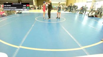 160 lbs Rr Rnd 1 - Gia Rivas, MGW Beach Beasts vs Lylah Rodriguez, CT Whale Girls
