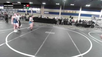 136 lbs Semifinal - Nyla Naugle, Red Mountain WC vs Zoey Pulver, Takedown Express