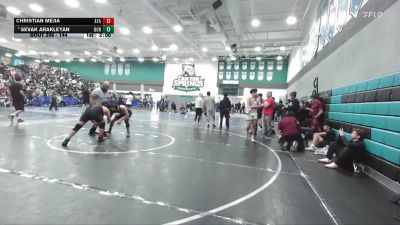 144 lbs Champ. Round 2 - Sevak Arakleyan, Burbank vs Christian Mejia, Ayala