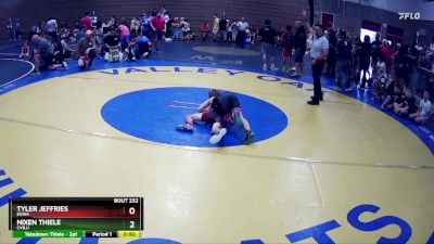 80 lbs Quarterfinal - Tyler Jeffries, EGWA vs Nixen Thiele, CVBJJ