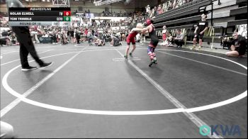 61 lbs Round Of 16 - Nolan Elwell, Tuttle Wrestling vs Tom Trimble, CCYO