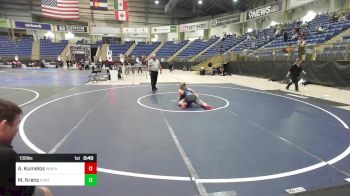 130 lbs 5th Place - Ariel Kumelos, Wheatland Wy vs Makenzie Krenz, Chatfield WC