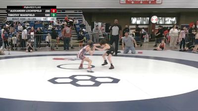 45 lbs Cons. Quarters - Timothy Wakefield, Young Guns Wrestling Club vs Alexander Lochtefeld, Jay County Wrestling Club