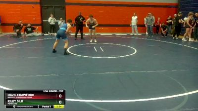 152 lbs Cons. Semi - Riley Silk, Pearlers vs Davis Crawford, Big Red Wrestling Club