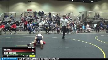 64 lbs Cons. Round 3 - Levi Pike, Michigan West vs Nico Distasio, Region Wrestling Academy