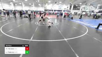 136 lbs 3rd Place - Abel Varzeas, Krazy Monkey WC vs Jacob Palermo, MarcAurele WC