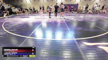 125 lbs Round 5 (10 Team) - Kendra Krause, Rocket Wrestling vs Lennah Monts, Midwest Misfitz