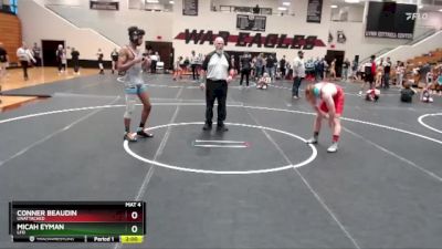 150 lbs Round 3 - Conner Beaudin, Unattached vs Micah Eyman, LFO
