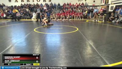 126 lbs Semifinal - Rafe Arbegast, West Fork vs Dawson Schmit, Wapsie Valley