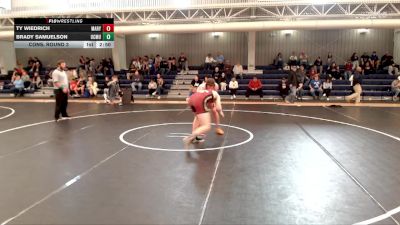 197 lbs Cons. Round 3 - Ty Wiedrich, Mary vs Brady Samuelson, Colorado Mesa University