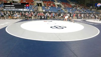 132 lbs Champ. Rd Of 64 - Cooper Hinz, Iowa vs Nathan Rioux, Indiana