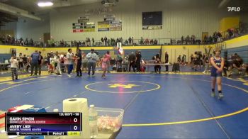 98 lbs Cons. Semi - Gavin Simon, Dodge City Training Center vs Bryce Carlson, Wichita Training Center