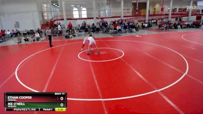 165 lbs Cons. Round 2 - Ike O`Neill, Wabash vs Ethan Cooper, Wabash