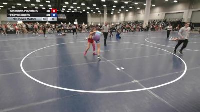 105 lbs 7th Place Match - Farynn Rhees, Greater Heights Wrestling vs Giavonna Prothero, Sebolt Wrestling Academy