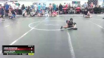 56 lbs Round 5 (8 Team) - John Petrovcik, Florida Scorpions Gold vs Lucas Ducos, Florida Avengers