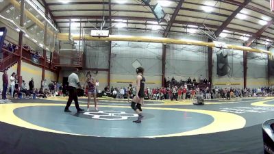 105 lbs Champ. Round 2 - Kyliana Brown, Alliance vs Eva Zimmerman, Hillcrest Hs