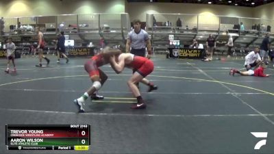 130 lbs Cons. Semi - Aaron Wilson, Elite Athletic Club vs Trevor Young, Creekside Wrestling Academy