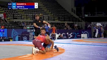 48 kg 1/4 Final - Bunyod Hasanov, Uzbekistan vs Zhanarbek Seiitov, Kyrgyzstan