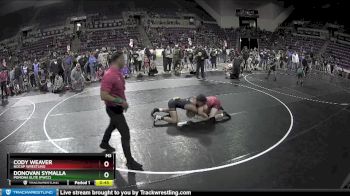 136 lbs Semifinal - Donovan Symalla, Pomona Elite (PWCC) vs Cody Weaver, NOCAP Wrestling