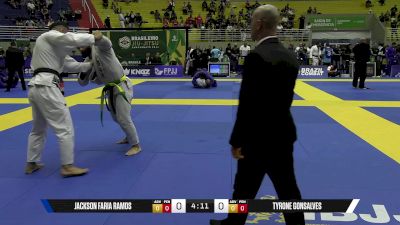 Tyrone Gonsalves vs Jackson Faria Ramos 2025 Brasileiro Jiu-Jitsu IBJJF