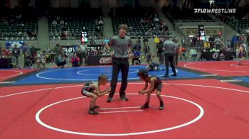 40 lbs Consi Of 4 - Taylor Cary, Ram Wrestling Academy vs Asher Grant, Spiro Bulldog Wrestling