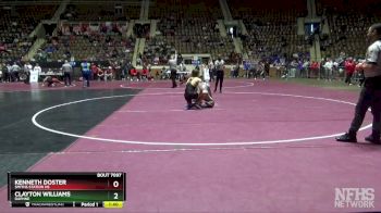 7A 150 lbs Quarterfinal - Kenneth Doster, Smiths Station Hs vs Clayton Williams, Daphne