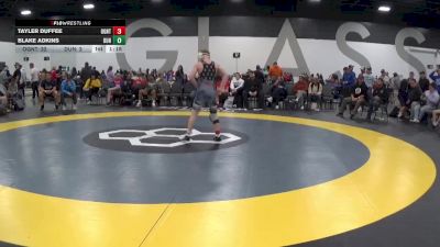 112 lbs Round 4 (6 Team) - Tayler Duffee, Ohio Gold vs Blake Adkins, Dundee Wrestling