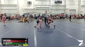 72 lbs Semis & 1st Wrestleback (8 Team) - Zach Paris, Revolution Elite vs Eli Bechtold, All American