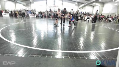 55 lbs Quarterfinal - Brantley Youngblood, Raw Wrestling Club vs Jack Davis, Verdigris Youth Wrestling