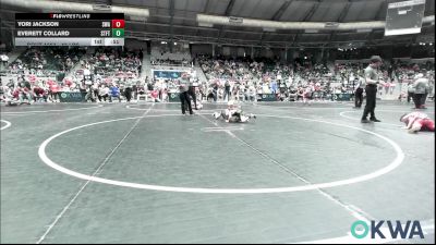 43 lbs Consi Of 16 #2 - Yori Jackson, Shelton Wrestling Academy vs Everett Collard, Standfast
