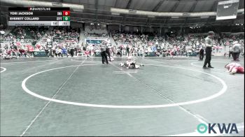 43 lbs Consi Of 16 #2 - Yori Jackson, Shelton Wrestling Academy vs Everett Collard, Standfast