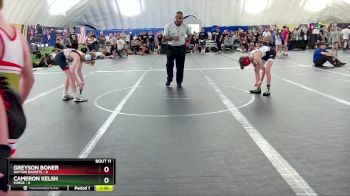80 lbs Round 3 (8 Team) - Greyson Boner, Dayton Bandits vs Cameron Kelsh, FORGE