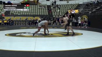 285 lbs 5th Place Match - Michael Gasper, Little Rock vs Tyson Russell, Purdue